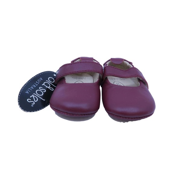 Old Soles Girls Red Booties size: 0-3 Months - Picture 2 of 2